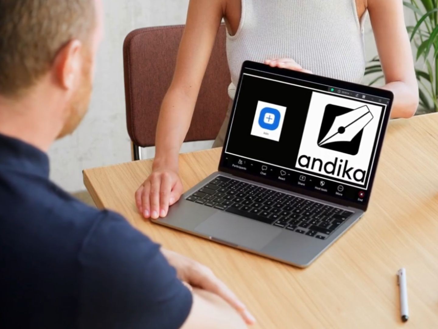 Jederzeit ist ein Online-Meeting mit andika möglich